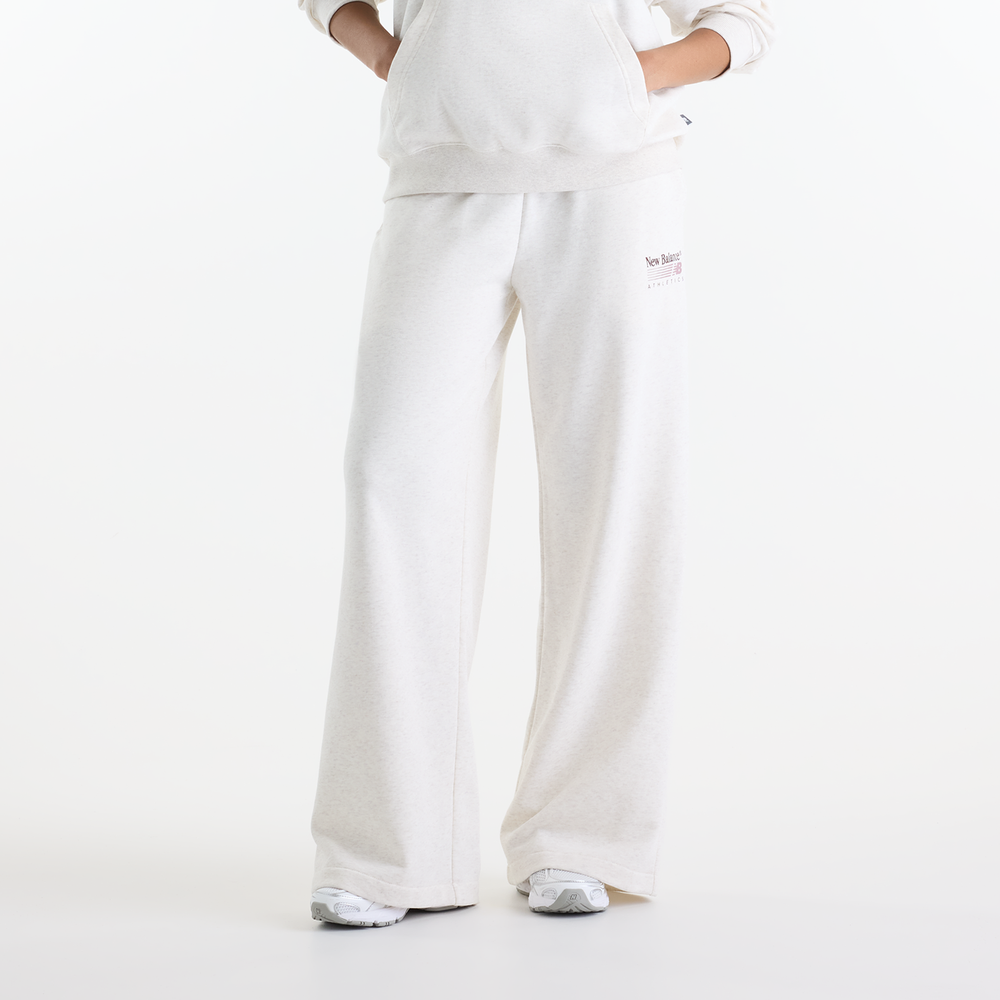 Dámske nohavice New Balance WB62412FLIT – biele
