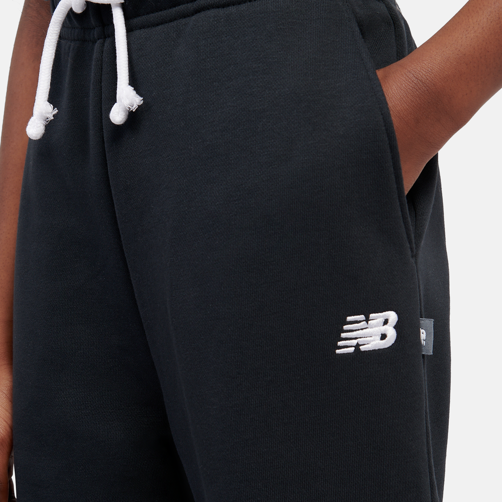 Detské nohavice New Balance LAKG0216BK – čierné