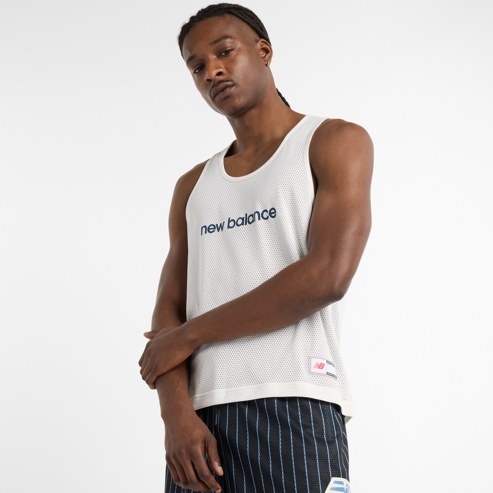 Pánske tričko New Balance MT51608BK – biele