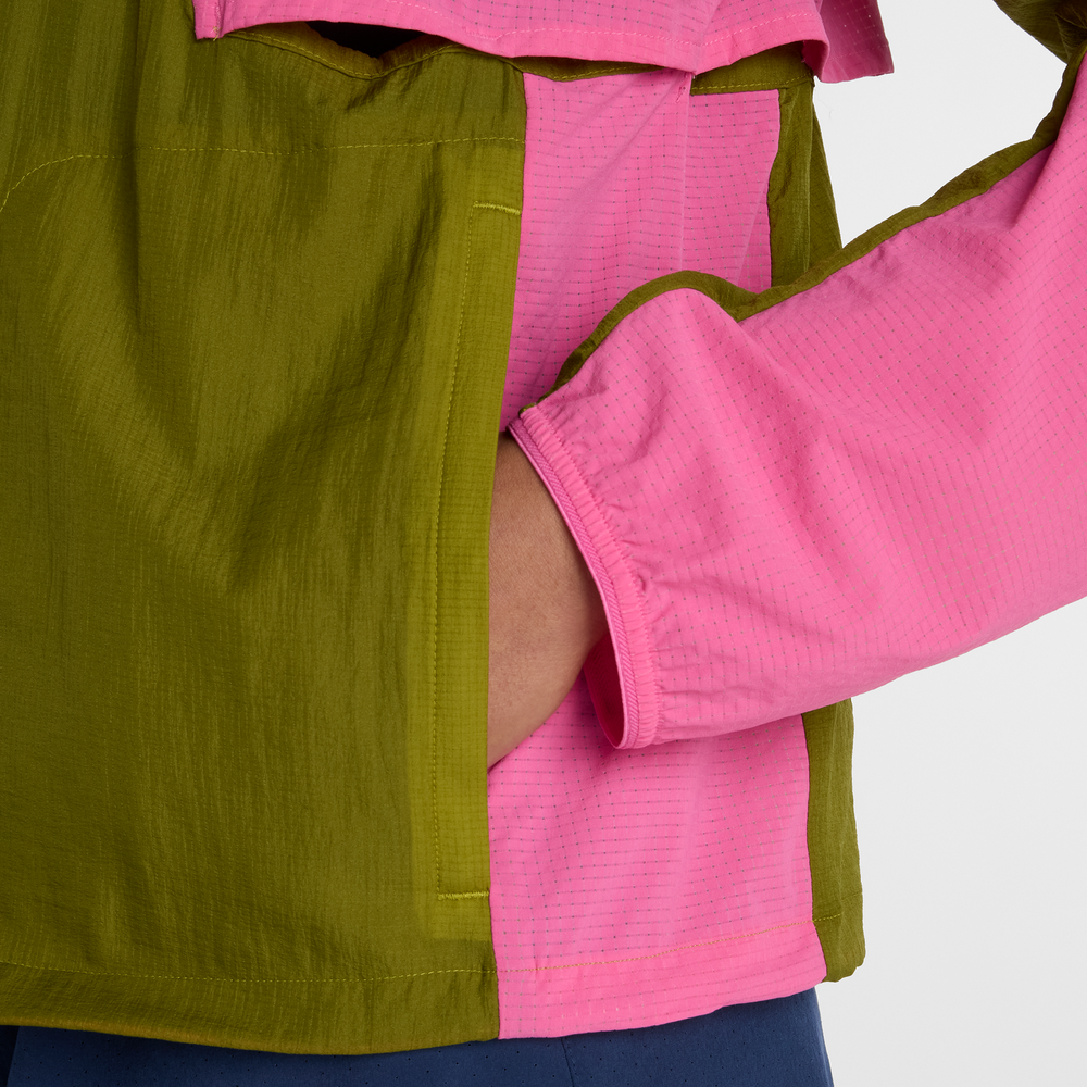 Vetrovka dámska New Balance WJ61J326AAN – zelené