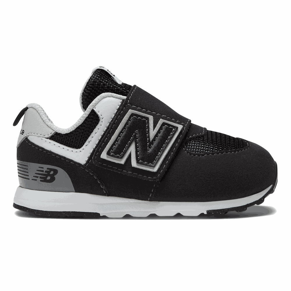 Detské topánky New Balance NW574BK – čierne