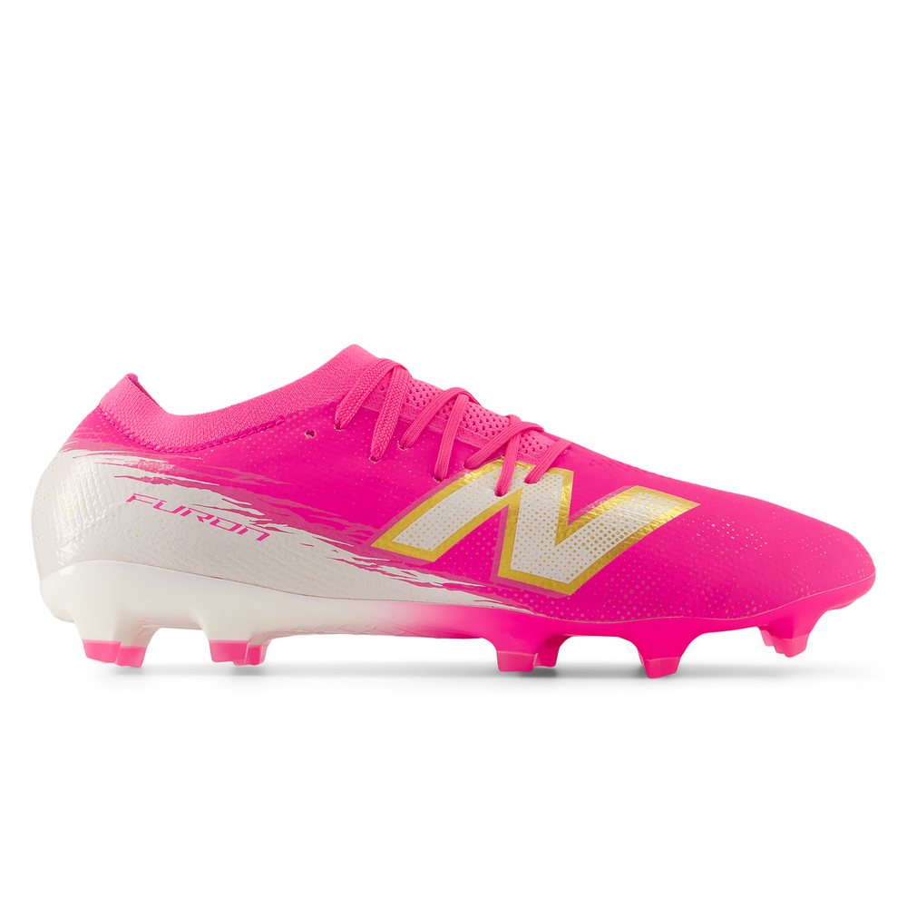 Pánske kopačky New Balance FURON PRO FG V8 UF2F221 – ružové