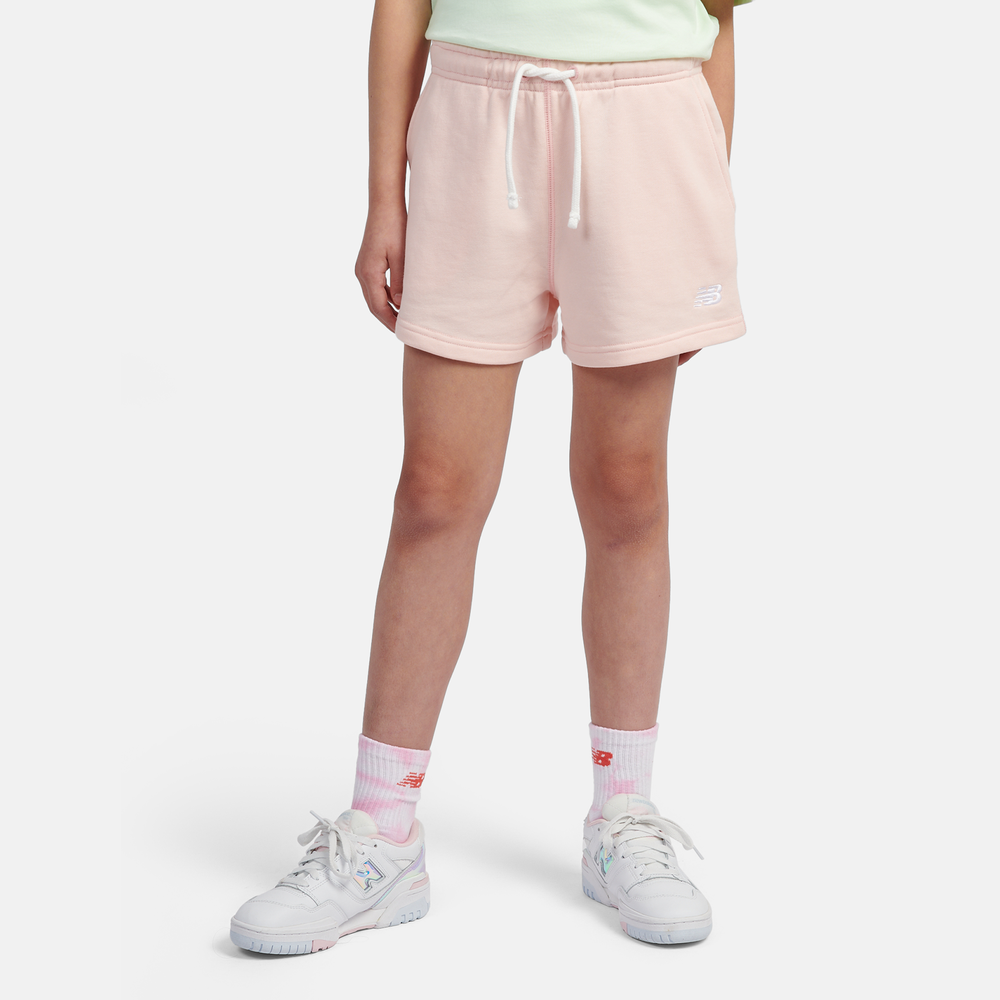 Detské šortky New Balance LAKG0006PIE – ružové,