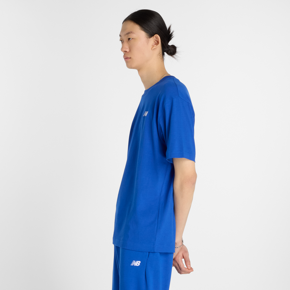 Pánske tričko New Balance MT41509BUM – modré