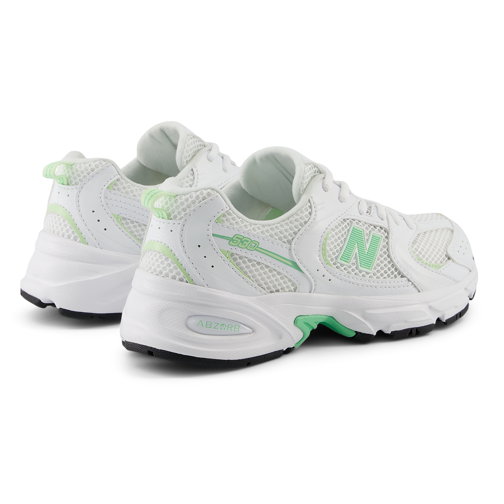 Detské topánky New Balance GR530SM – biele