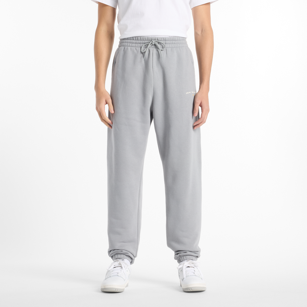 Pánske nohavice New Balance MP51505YST – sivé