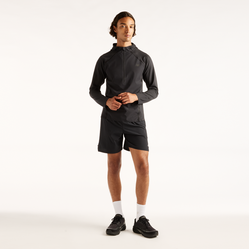 Pánska bunda New Balance Reflective Run – čierné