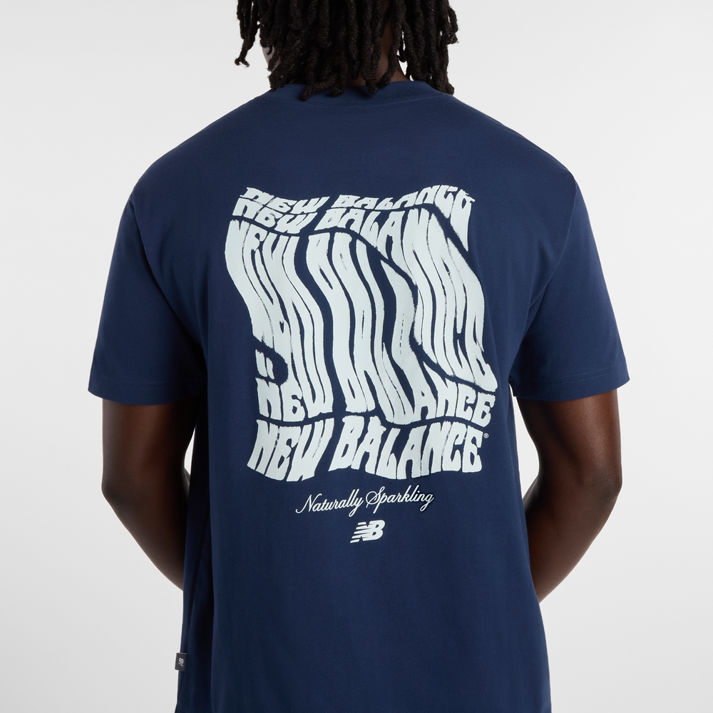 Pánske tričko New Balance MT61B2STNNY – tmavomodrá