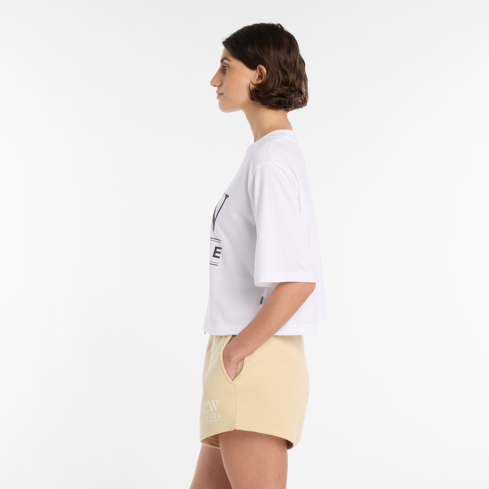 Dámske tričko New Balance WT61V5OPWT – biele