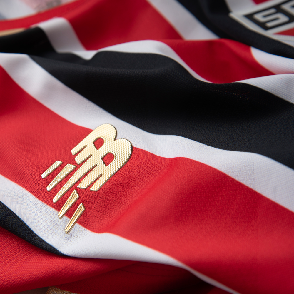 Pánske tričko New Balance Sao Paulo FC MT831835AWY – červené