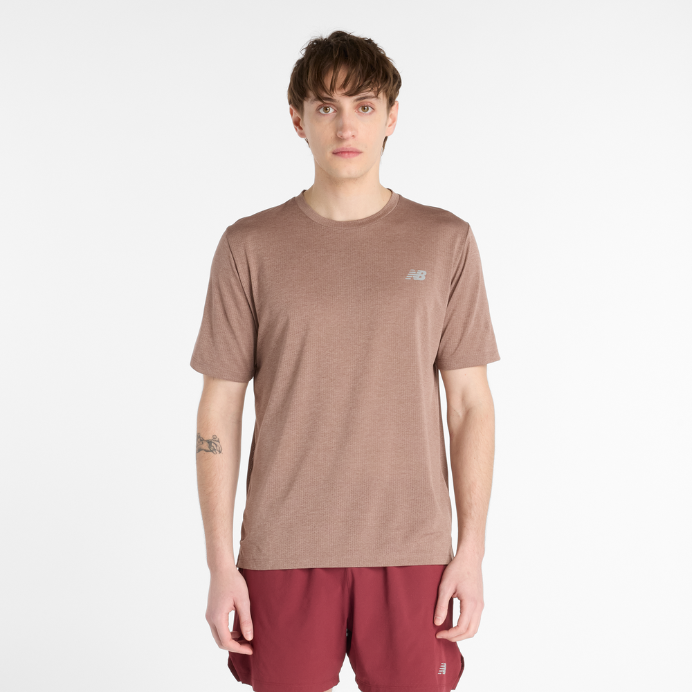 Pánske tričko New Balance MT41253EAT – béžové