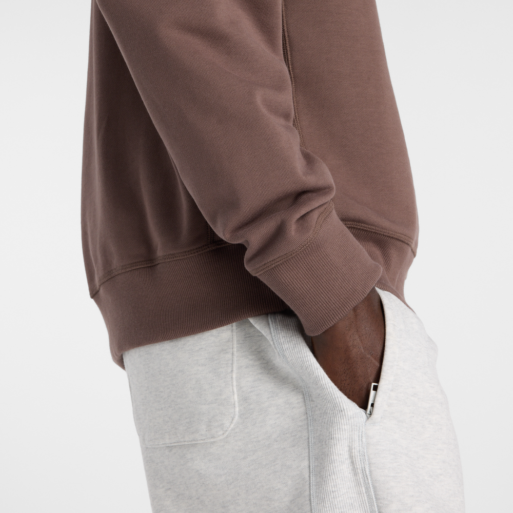 Pánska bunda New Balance MT41547ABP – hnedá