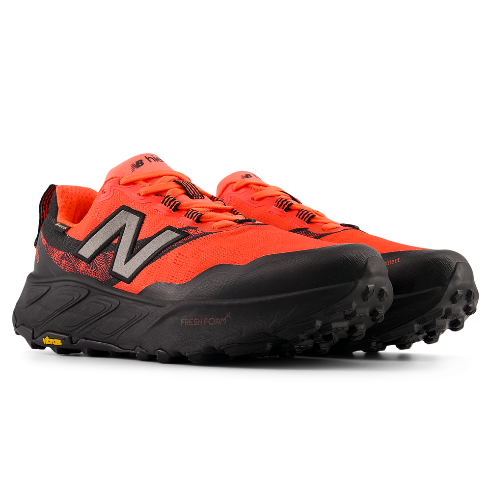 Pánske topánky New Balance Fresh Foam X Hierro v9 Gore-Tex MTHIGLC9 – oranžová