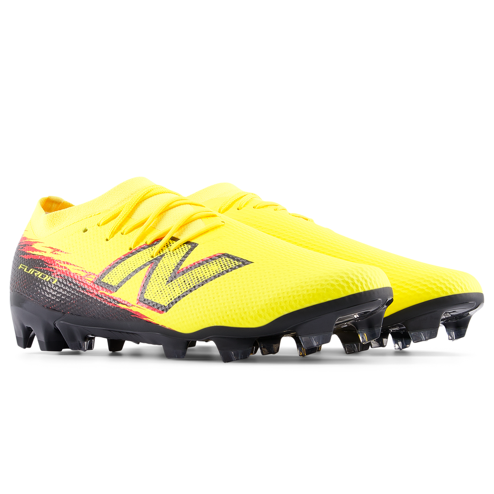 Pánske kopačky New Balance FURON TEAM FG V8 UF3F1WQ – žlté