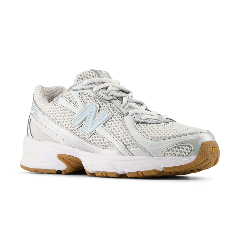 Detské topánky New Balance GR740AA – striebro