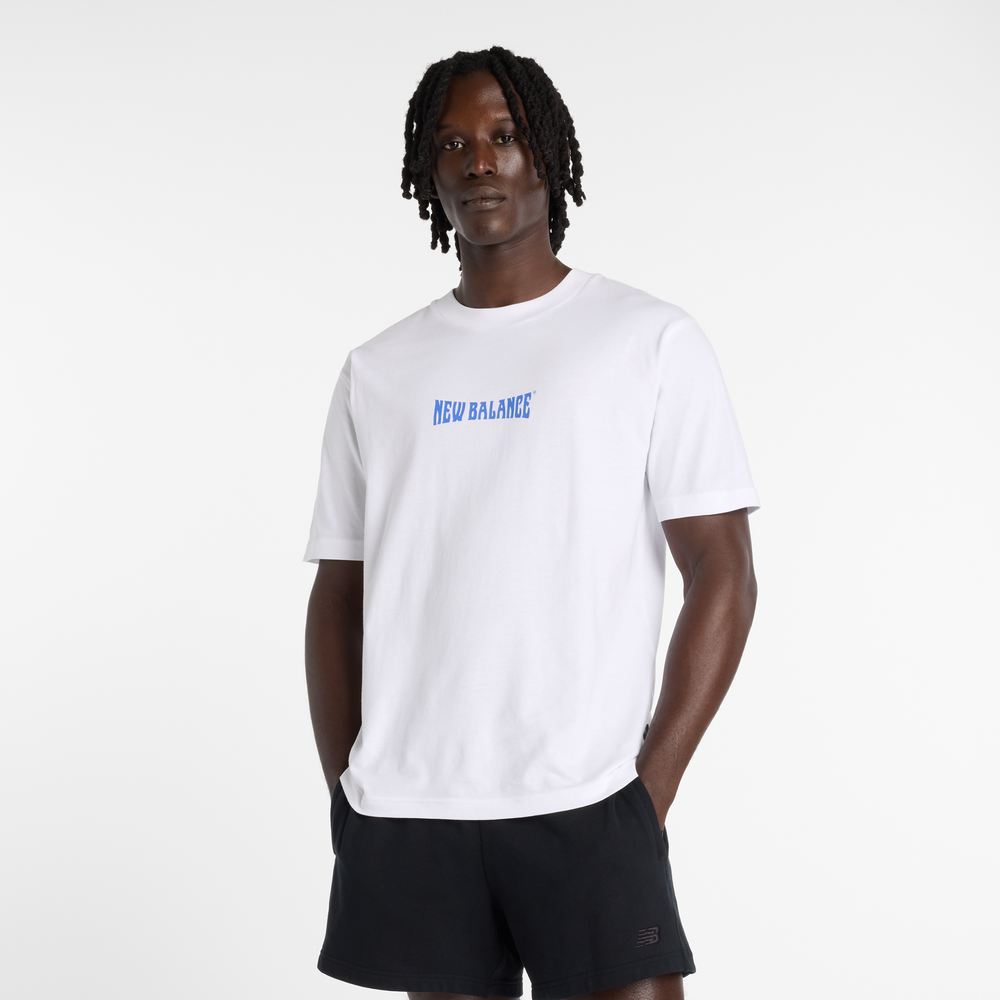 Pánske tričko New Balance MT61B2STWT – biele