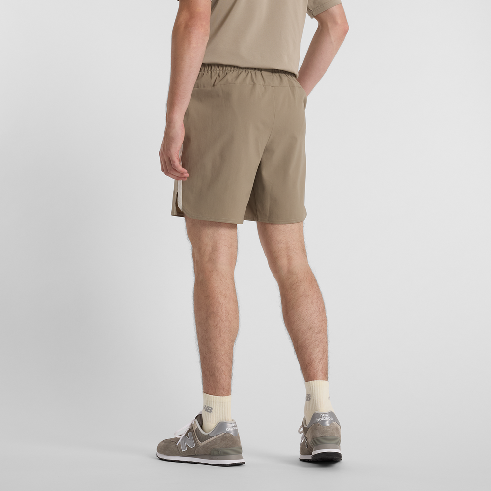 Pánske šortky New Balance MS41401ADS – béžové