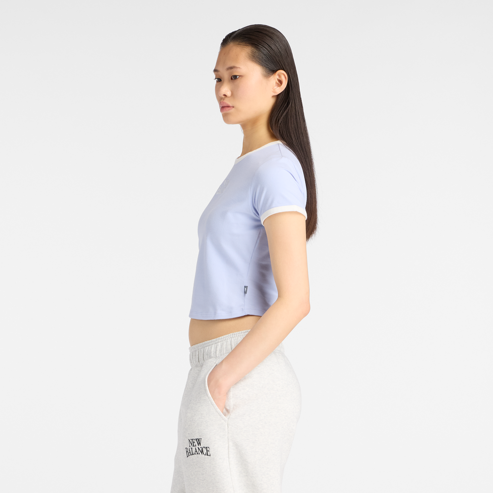 Dámske tričko New Balance WT61Y33QDYK – fialové