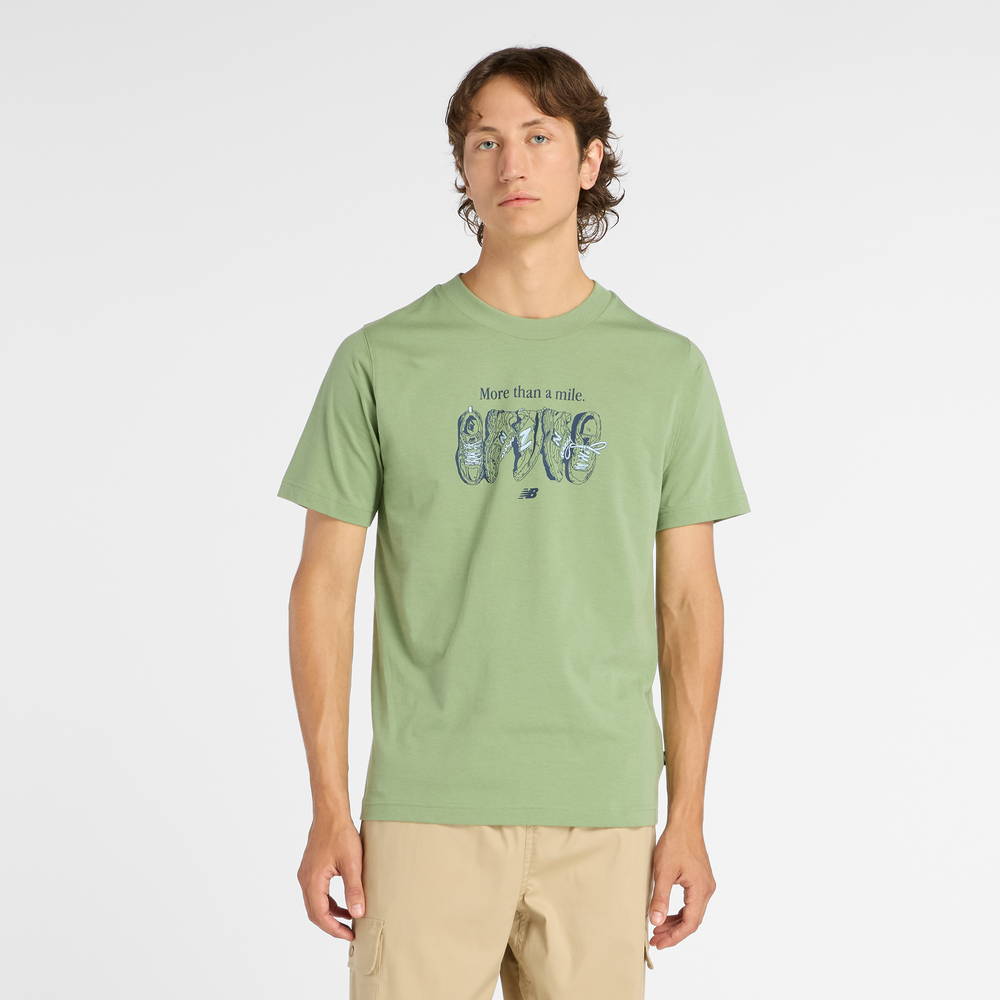 Pánske tričko New Balance MT61778SAAR – zelené