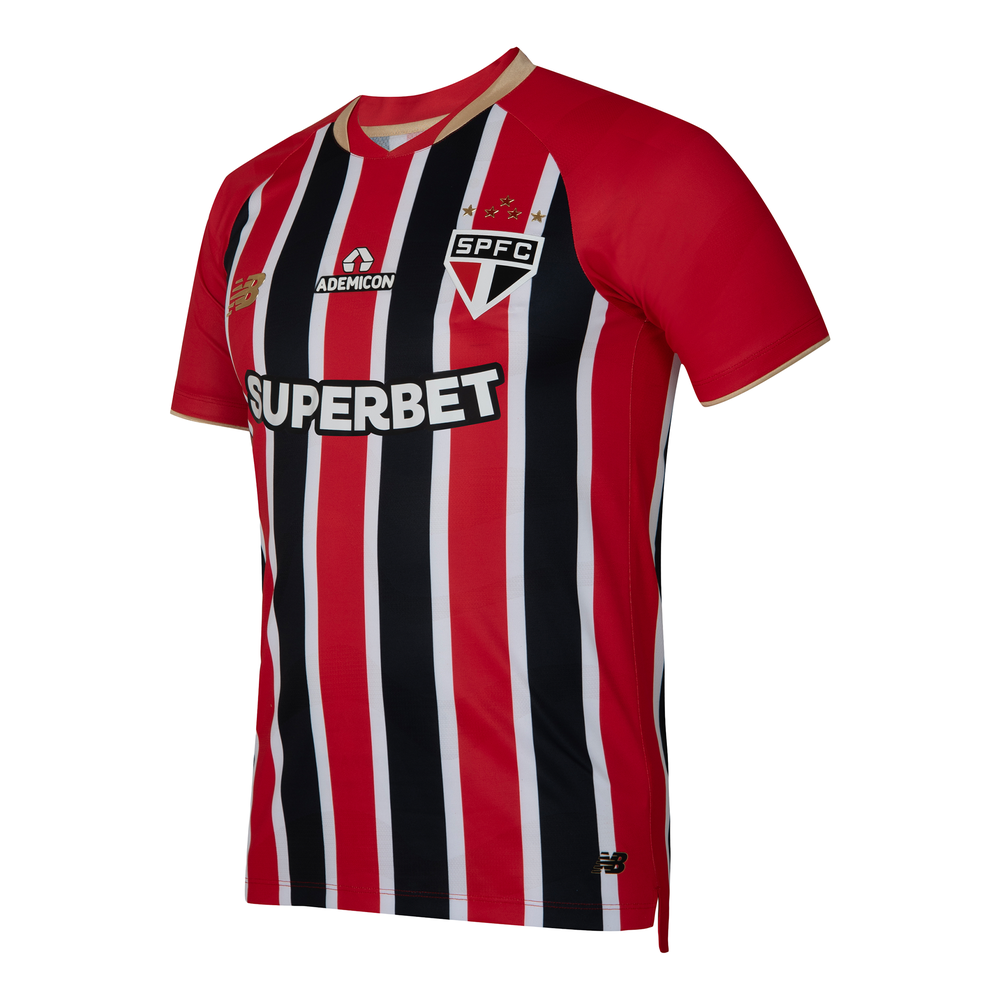 Pánske tričko New Balance Sao Paulo FC MT831835AWY – červené