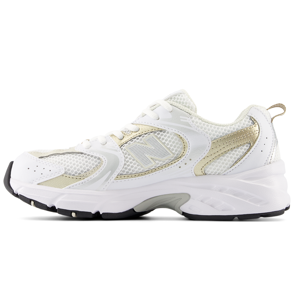 Detské topánky New Balance GR530RD – biele