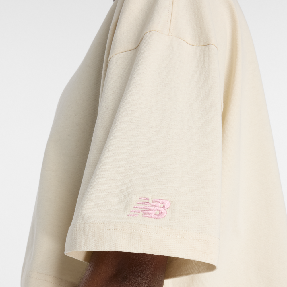 Dámske tričko New Balance WT53904LIN – béžové