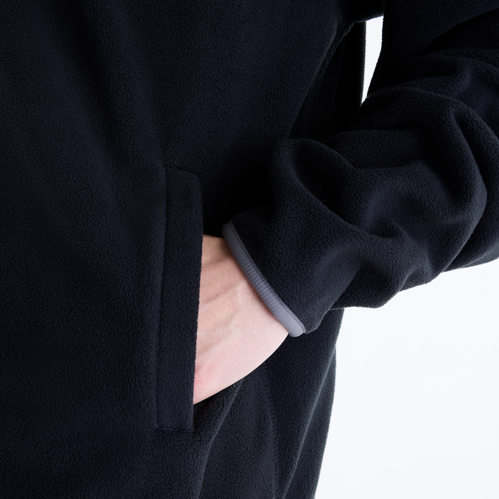 Pánska bunda New Balance Sport Half Zip – čierne