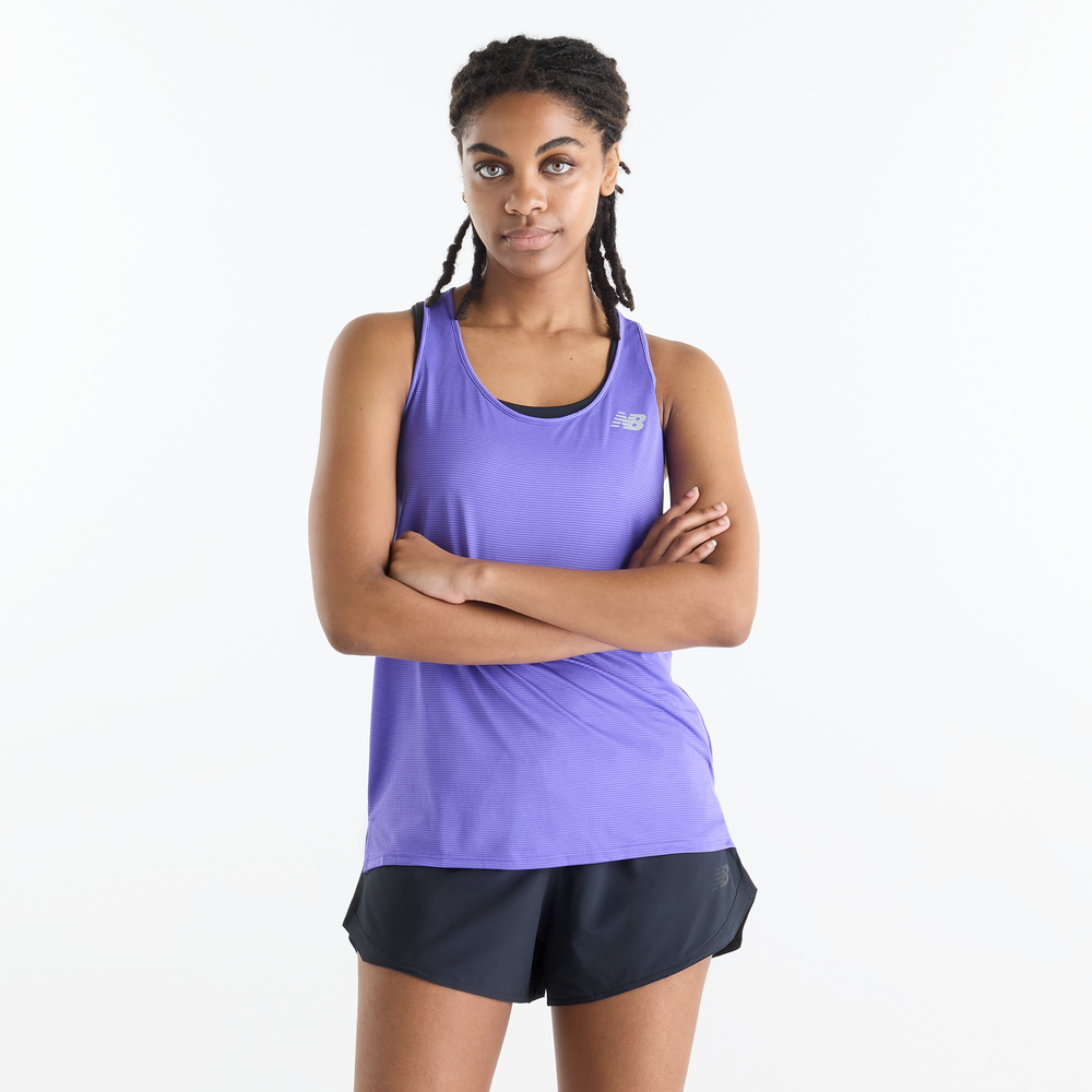 Dámske tričko New Balance WT41220EPU – fialové