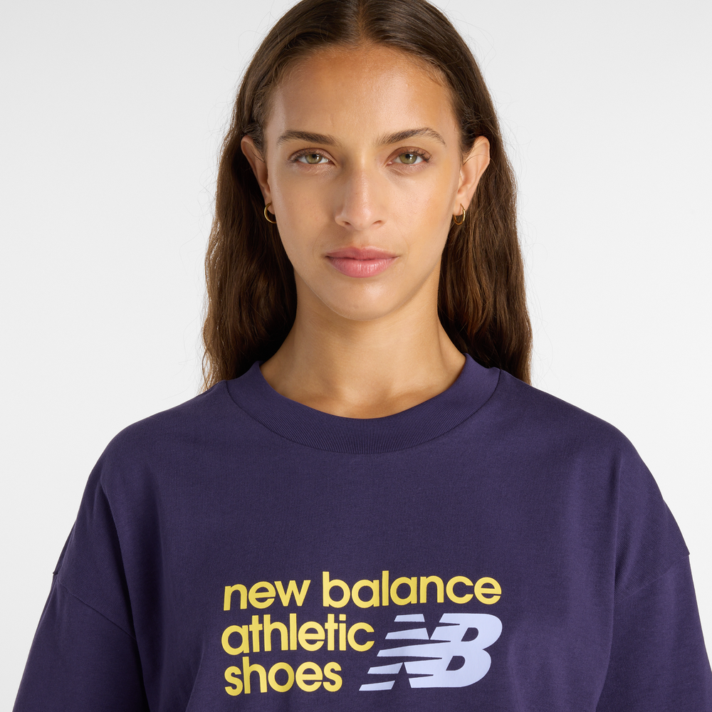 Dámske tričko New Balance WT51908BOY – fialové