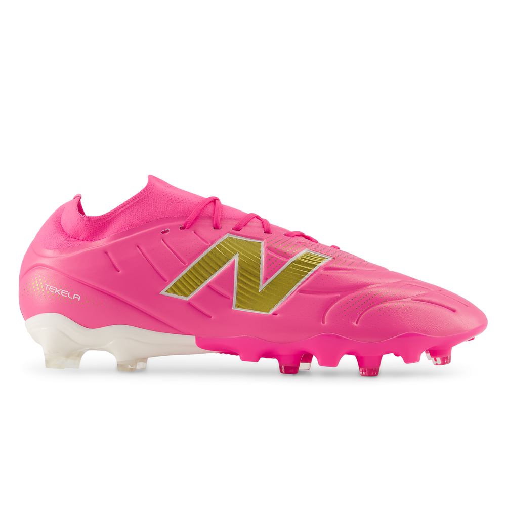 Pánske kopačky New Balance TEKELA TEAM FG V5 UT3FL9J8 – ružové