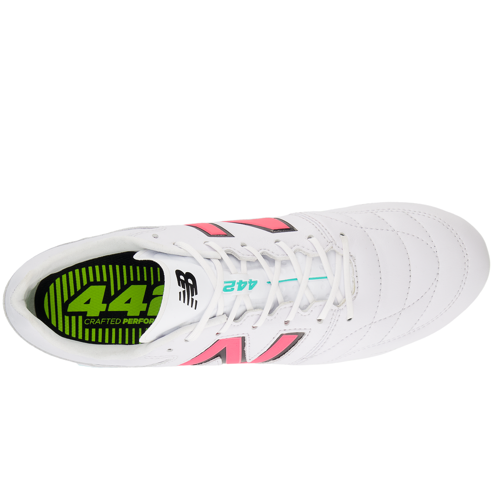 Kopačky New Balance 442 V2 PRO FG MS41FMWH – biele