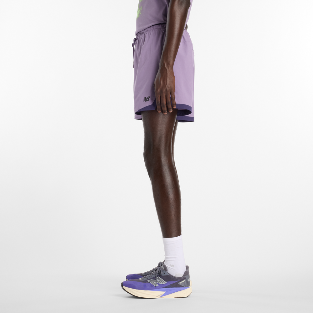 Pánske šortky New Balance MB6180TAAA5 – fialové