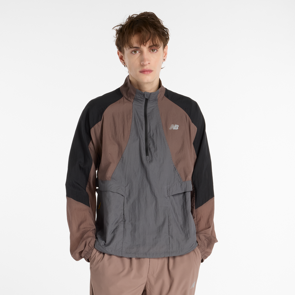 Pánska bunda New Balance MO53206EAS – hnedá