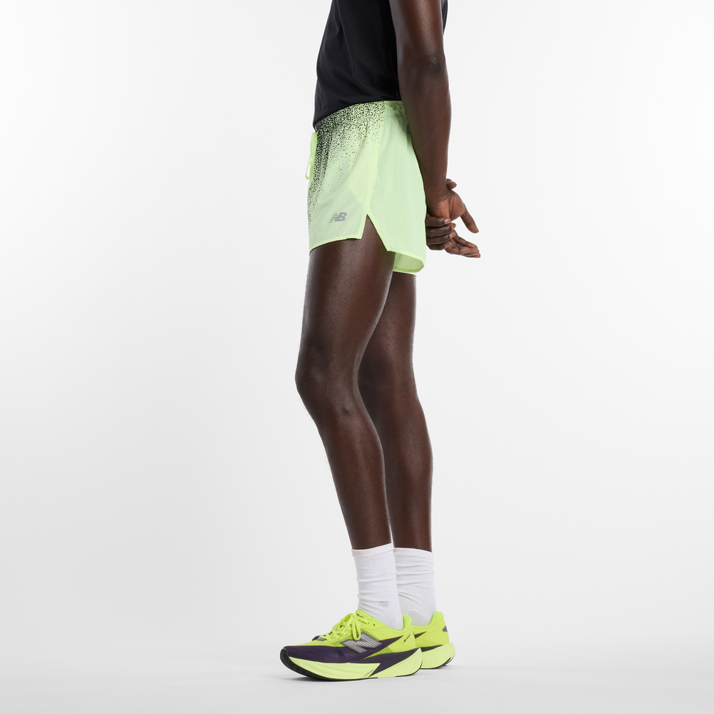 Pánske šortky New Balance MB6140TLAFG – zelené