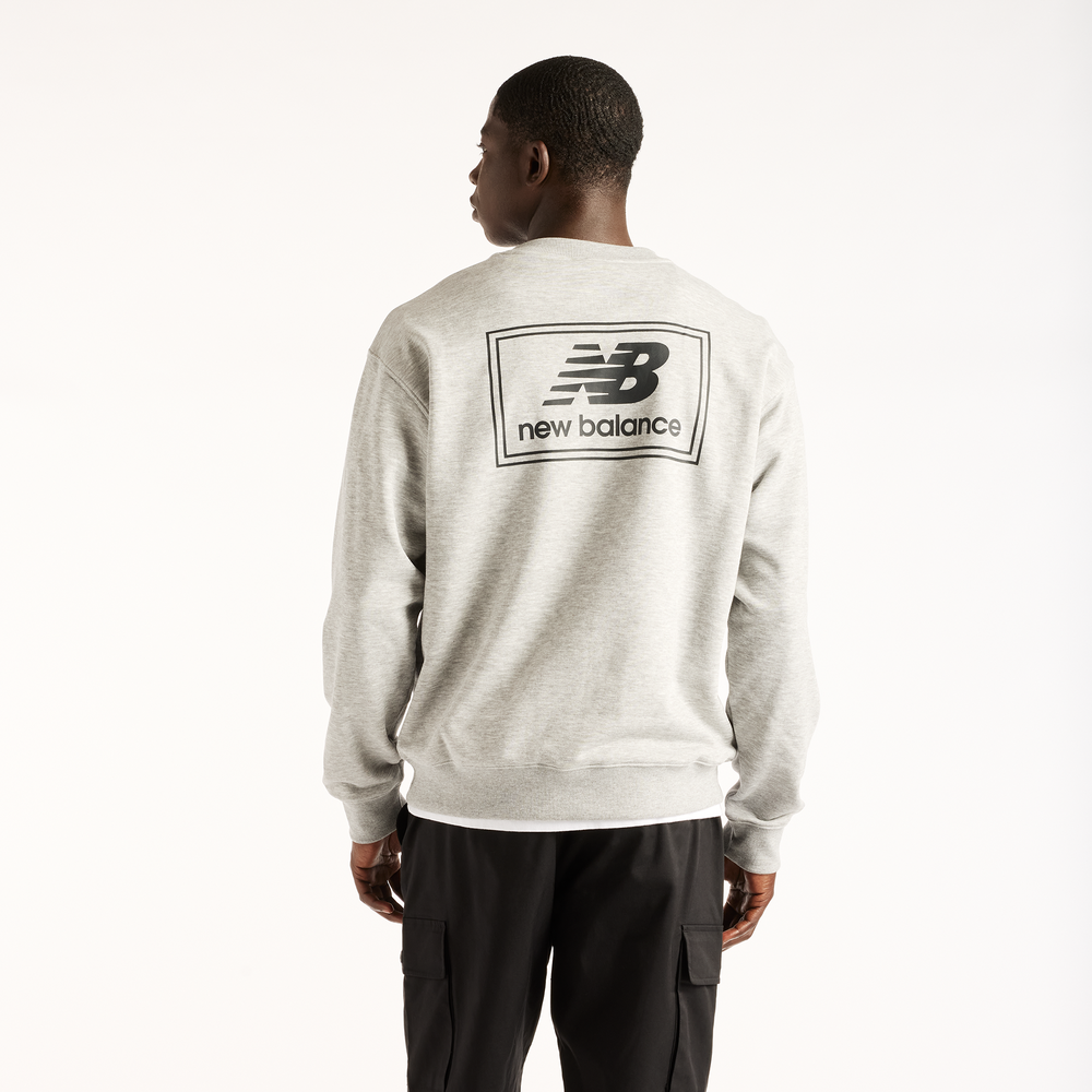 Pánska bunda New Balance Woven Label – sivé