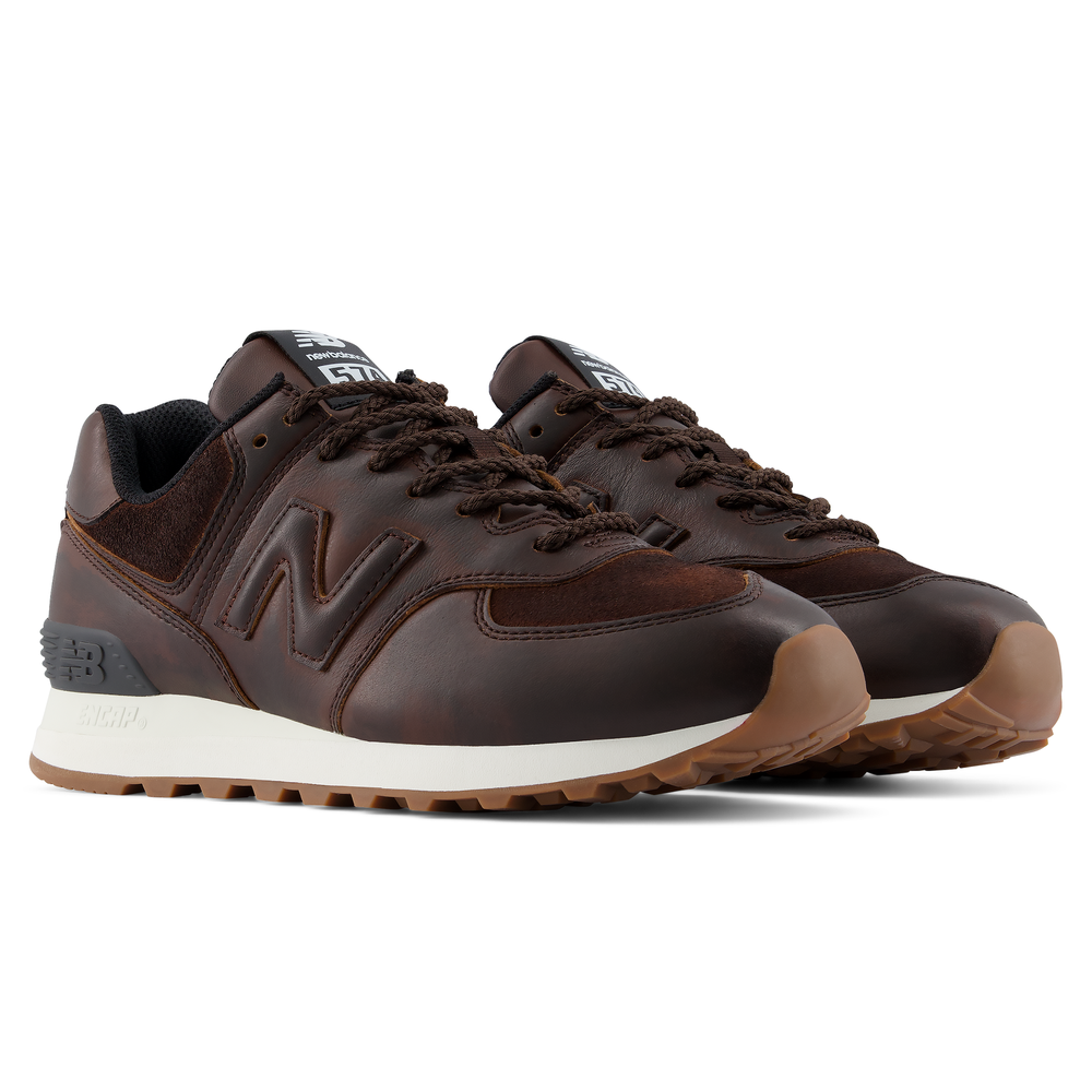 Dámske topánky New Balance W574HM – hnedá