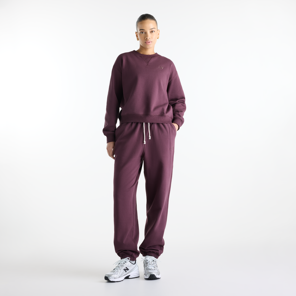 Dámske nohavice New Balance Athletics – fialové
