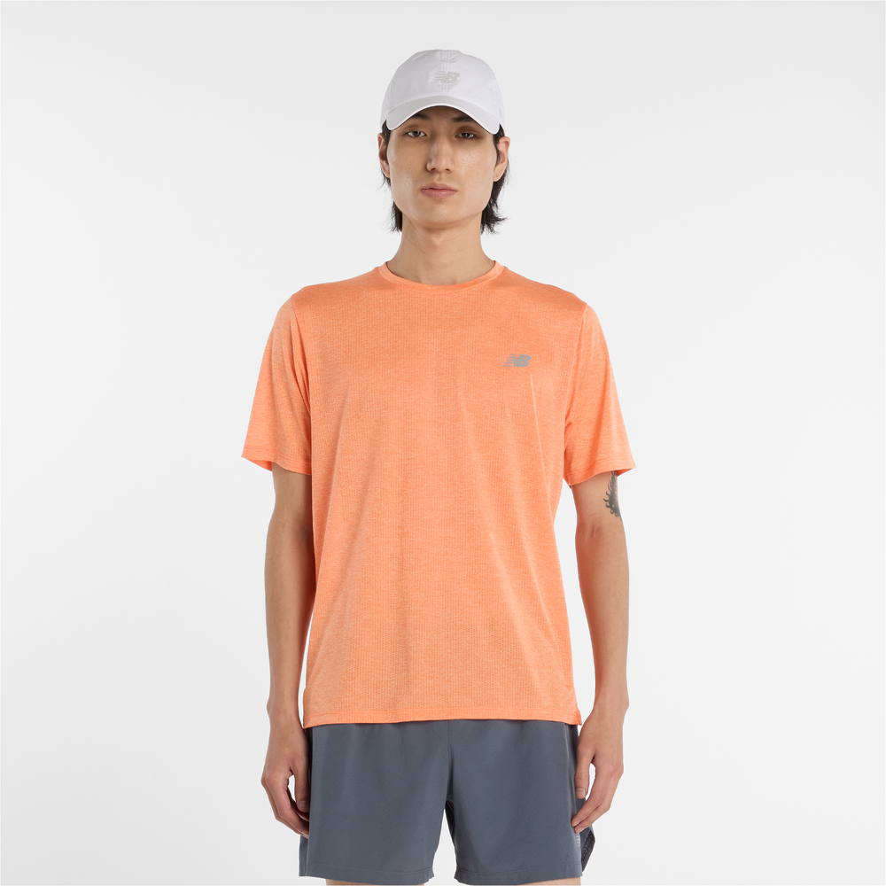 Pánske tričko New Balance MT41253AAE – oranžová