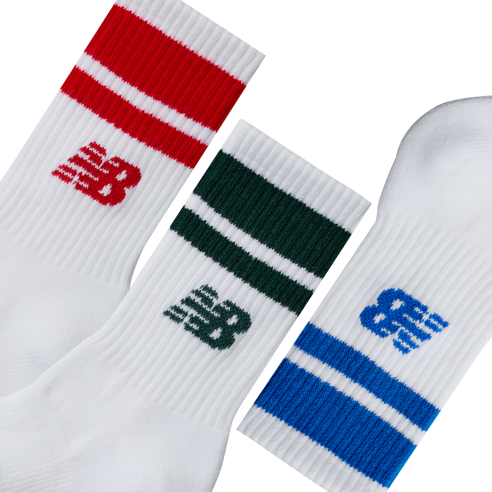 Detské ponožky New Balance LAS51253WT – biele