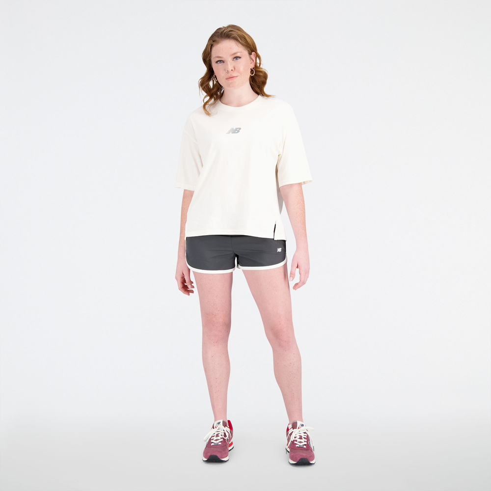 Dámske tričko New Balance WT31511GIE – biele