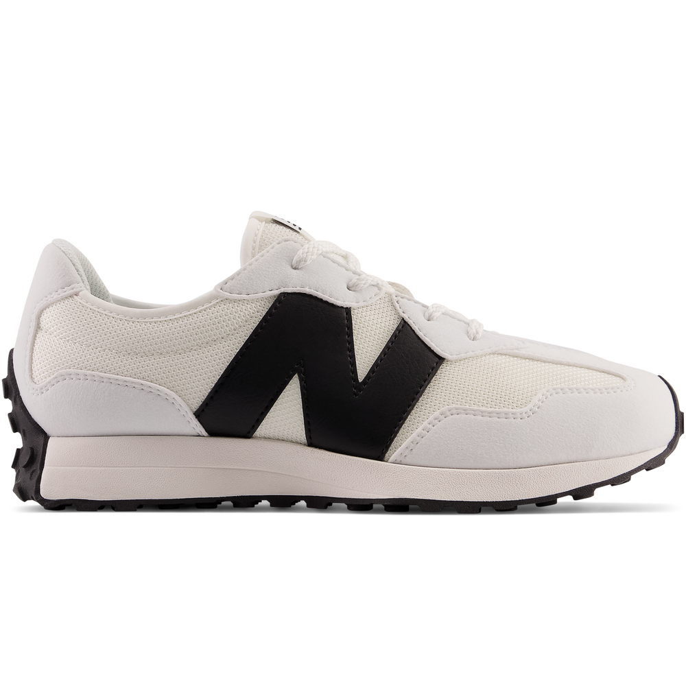 Detské topánky New Balance GS327CWB – biele