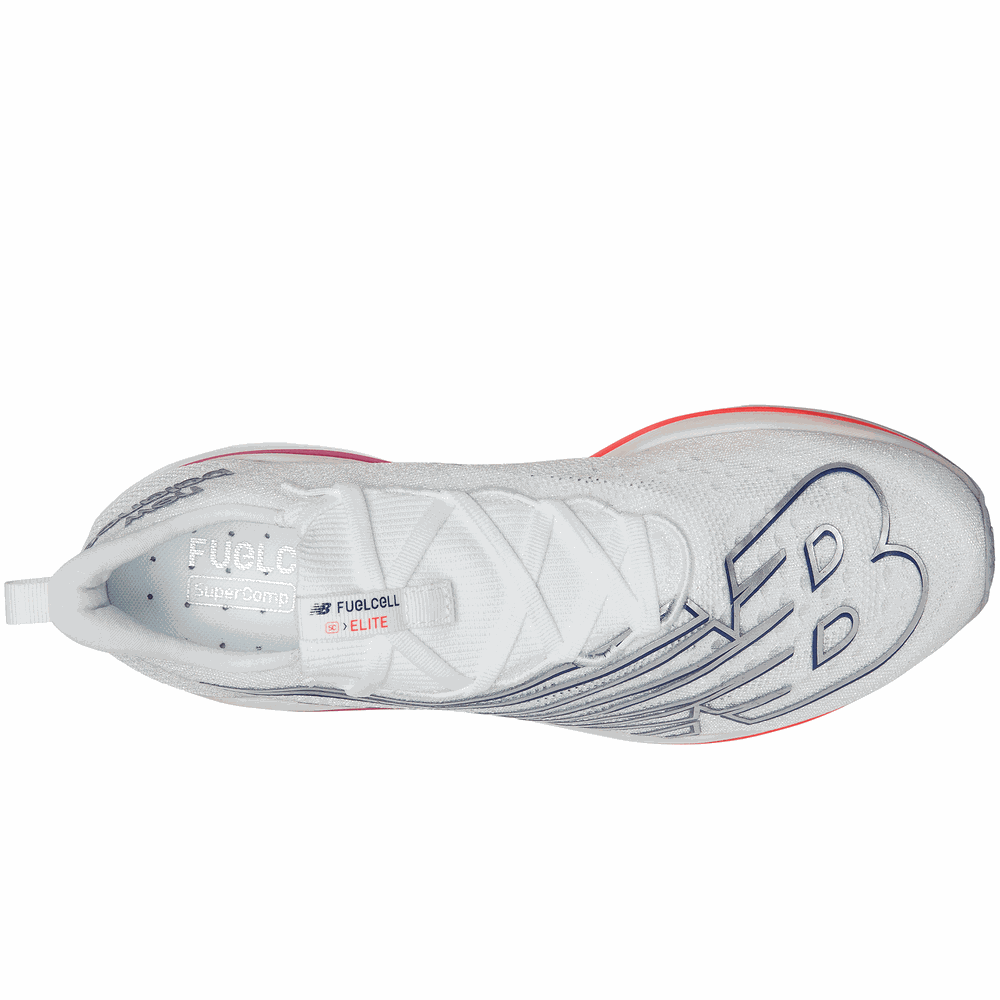 Topánky na behanie New Balance FuelCell SC Elite V3 MRCELLE3 – biele