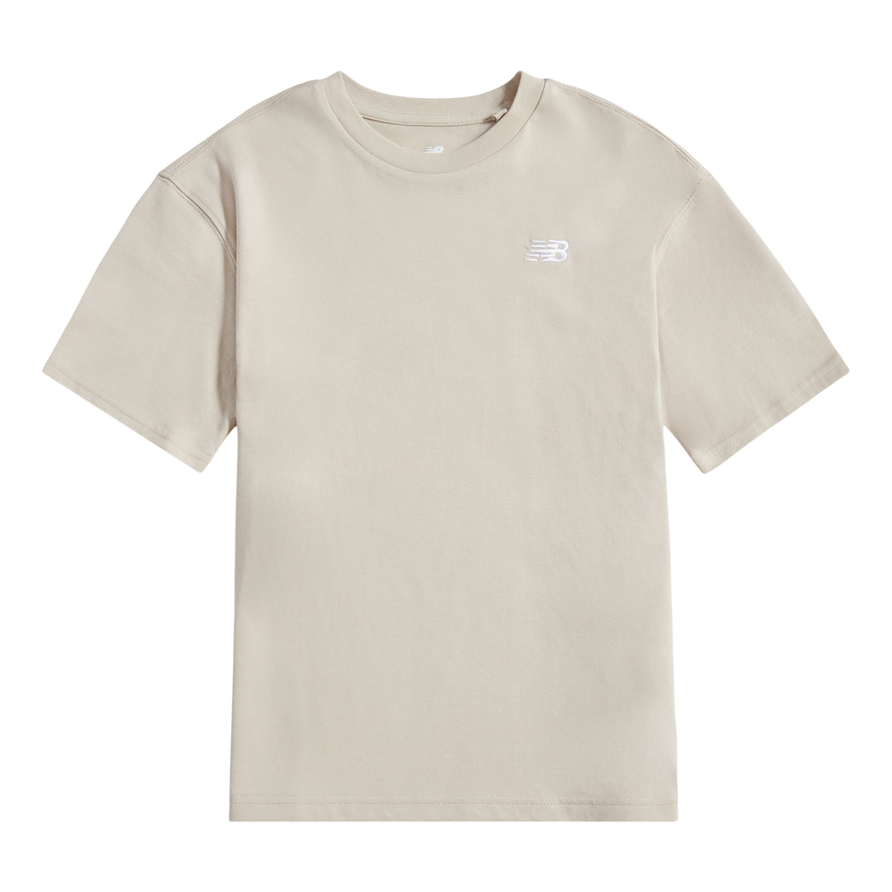 Detské tričko New Balance LAKB0001TWF – béžové