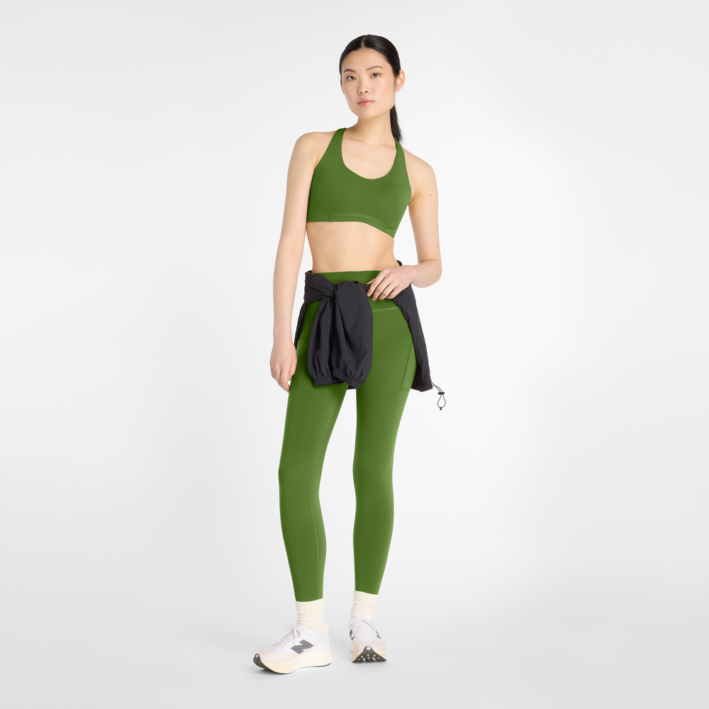 Športová podprsenka New Balance WB51052AGN – zelené