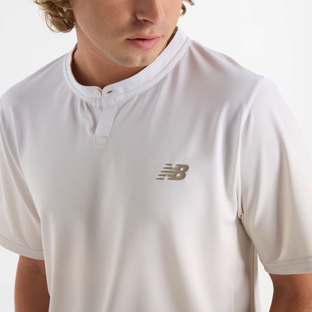 Pánske tričko New Balance MT41406LIN – béžové