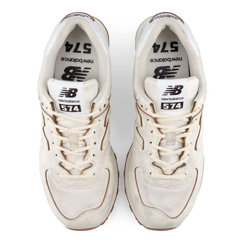 Dámske topánky New Balance W574HF – béžové