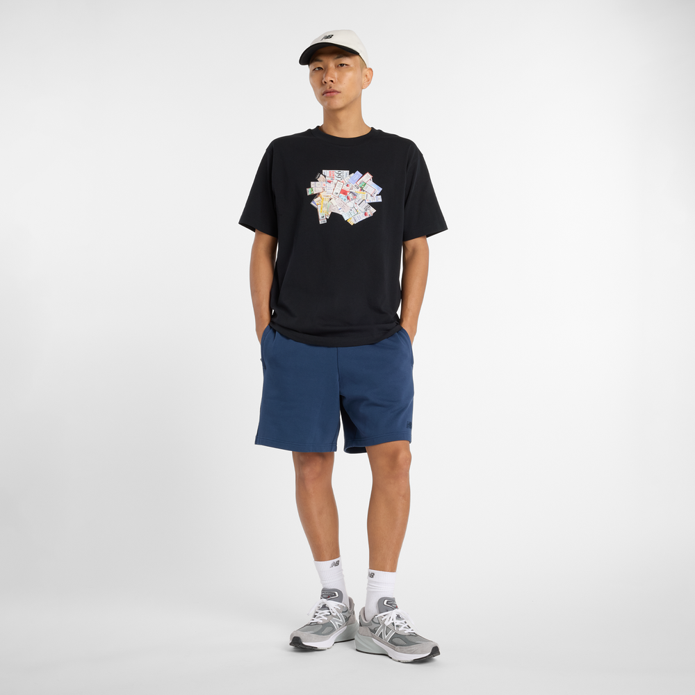 Pánske tričko New Balance MT53905BK – čierné