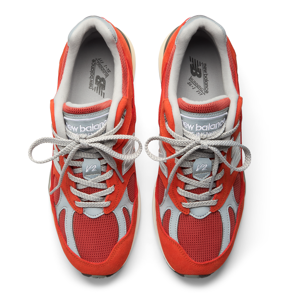 Unisex topánky New Balance U991VO2 – červené