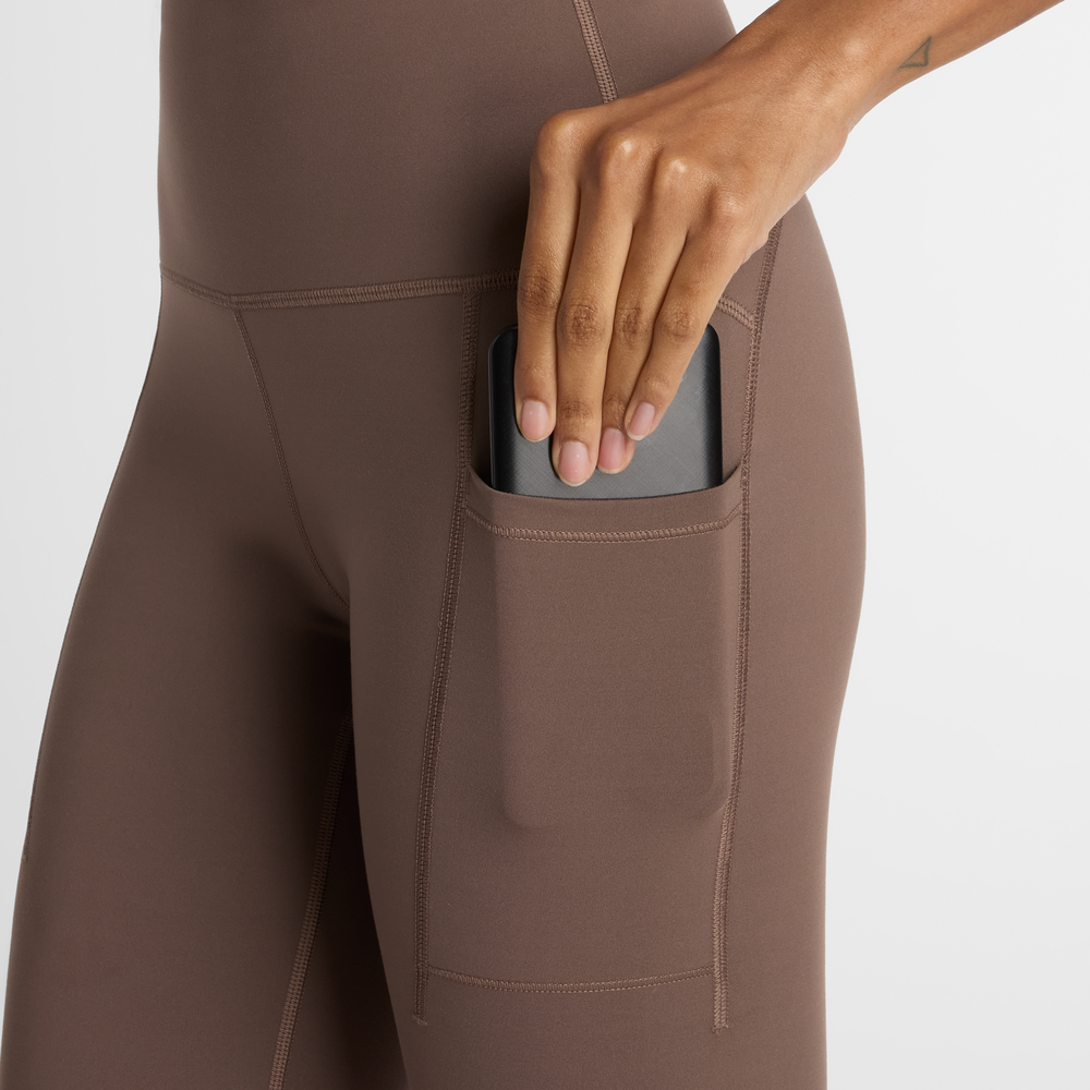 Dámske legíny New Balance WP51275ABP – hnedá