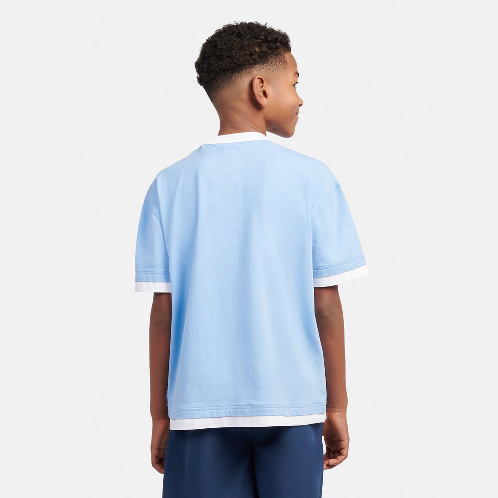 Detské tričko New Balance LAKB0155ELE – modré